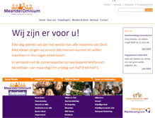 Tablet Screenshot of meanderomnium.nl